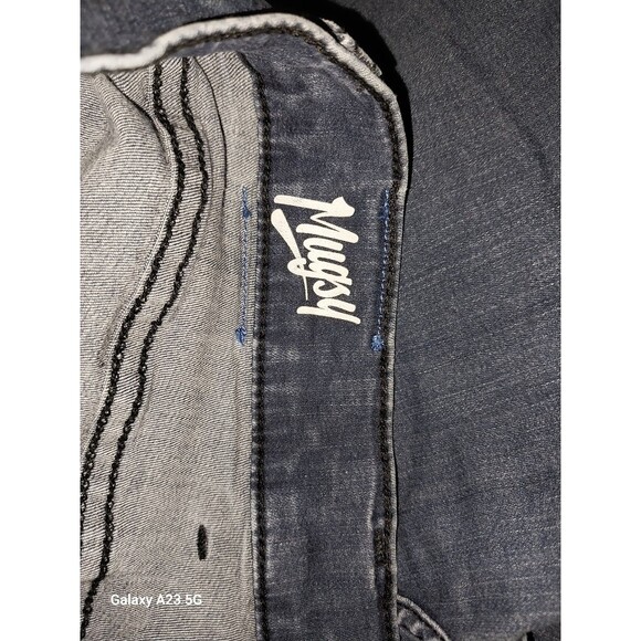 Mugsy Jeans Mens 34  Studio Blues Stretch Comfort Straight Casual 33x31 - Picture 5 of 7